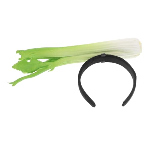 DONFAMDS Realistisches Sellerie Stirnband Lustiges Haarband für Halloween Cosplay Mottopartys Einzigartiges Foto mit Ländlichem DONFAMDS Realistisches Sellerie Stirnband Lustiges Haarband für Halloween Cosplay Mottopartys Einzigartiges Foto mit Ländlichem von DONFAMDS