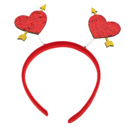 DONFAMDS Stirnband für Damen Romantisches Design mit Accessoire für Valentinstag Hochzeiten und Feste Vielseitiges Haarband für Feierlichkeiten und Alltagsoutfits DONFAMDS Stirnband für Damen Romantisches Design mit Accessoire für Valentinstag Hochzeiten und Feste Vielseitiges Haarband für Feierlichkeiten und Alltagsoutfits von DONFAMDS
