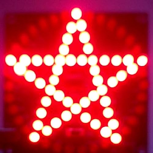 Elektronik Löten Bausätze, 80 LED Kreisförmiges Pentagramm-Wasserlicht-Kit, Kreative Trainingskit Geschenke für Elektronik-Enthusiasten, Kinder, Studenten Elektronik Löten Bausätze, 80 LED Kreisförmiges Pentagramm-Wasserlicht-Kit, Kreative Trainingskit Geschenke für Elektronik-Enthusiasten, Kinder, Studenten von DONGKER