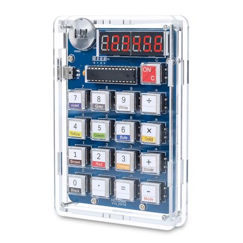 DONGKER DIY Lötübungsset, 6 Ziffern Lötprojekt Kit, DIY Löt Bausatz kit mit Display, Elektronische Kits für College High School Studenten Lernen und den täglichen Gebrauch Geschenk DONGKER DIY Lötübungsset, 6 Ziffern Lötprojekt Kit, DIY Löt Bausatz kit mit Display, Elektronische Kits für College High School Studenten Lernen und den täglichen Gebrauch Geschenk von DONGKER