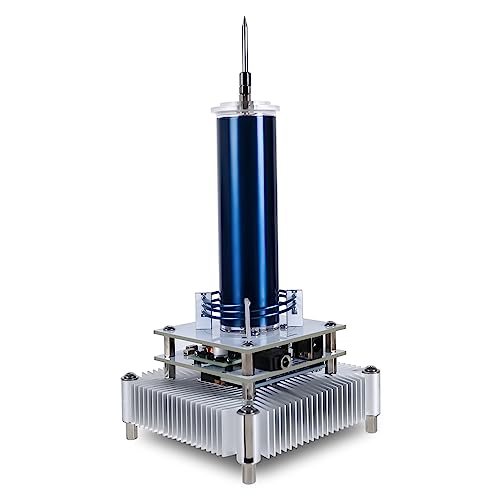 DONGKER Musik Tesla Spule, Lichtbogen Plasma Generator, Music Tesla Coil Lautsprecher mit Audiokabel, DIY Desktop Spielzeug, Experimentier Modell für Geschenke und Dekorationen DONGKER Musik Tesla Spule, Lichtbogen Plasma Generator, Music Tesla Coil Lautsprecher mit Audiokabel, DIY Desktop Spielzeug, Experimentier Modell für Geschenke und Dekorationen von DONGKER
