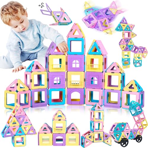 Magnetische Bausteine 60 Teile, Magnetspielzeug Magnete für Kinder, Magnete Spielzeug Magnetbausteine Magnetspiel für Kinder ab 3 4 5 6 7 8 Jahre Mädchen Junge Weihnachten Geburtstags Geschenk Magnetische Bausteine 60 Teile, Magnetspielzeug Magnete für Kinder, Magnete Spielzeug Magnetbausteine Magnetspiel für Kinder ab 3 4 5 6 7 8 Jahre Mädchen Junge Weihnachten Geburtstags Geschenk von DONGQI