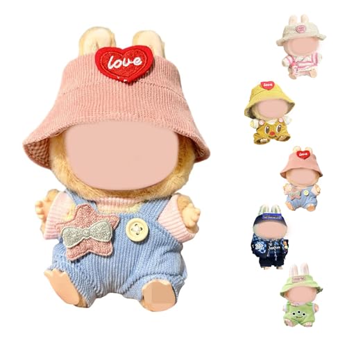Bekleidung für 17cm Labu Plüsch, Kleidungsset für La-bubu Puppe, Kuscheltier Kleidung Outfit nur Bekleidungs zubehör für 17cm Labu Plush Pullover Hoodie Bekleidung DIY Kinder Geschenke Bekleidung für 17cm Labu Plüsch, Kleidungsset für La-bubu Puppe, Kuscheltier Kleidung Outfit nur Bekleidungs zubehör für 17cm Labu Plush Pullover Hoodie Bekleidung DIY Kinder Geschenke von DONGSZQ