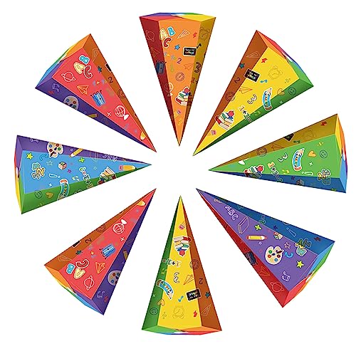 DONGSZQ Geschwisterschultüte,8 Stücke Zuckertüte klein,Faltbare Zuckertüte für die Einschulung zum Schulanfang,Schultüte Mädchen Kleine Schultüte für Kinder Mädchen Party DONGSZQ Geschwisterschultüte,8 Stücke Zuckertüte klein,Faltbare Zuckertüte für die Einschulung zum Schulanfang,Schultüte Mädchen Kleine Schultüte für Kinder Mädchen Party von DONGSZQ