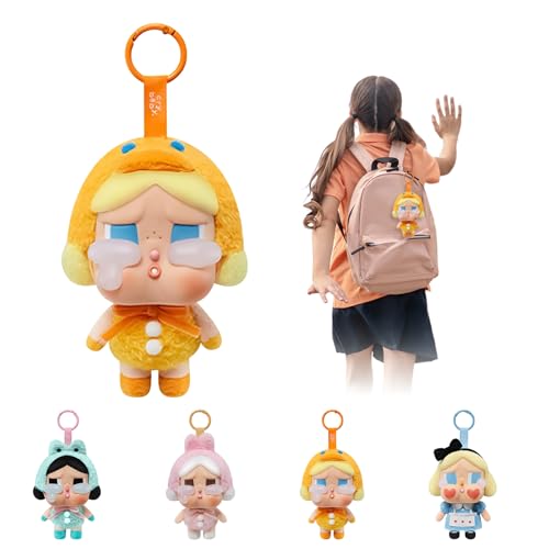DONGSZQ Crybaby Crying Again, 17cm Cryings Again Plushs Figuren, Crybabys Plushs Keychains, Cry Baby Puppes Pendante, Cryings Babys Plushdoll, Stofftierpuppe Anhänger Geburtstagsgeschenk (B) von DONGSZQ