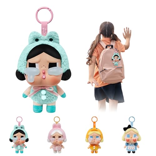 DONGSZQ Crybaby Crying Again, 17cm Cryings Again Plushs Figuren, Crybabys Plushs Keychains, Cry Baby Puppes Pendante, Cryings Babys Plushdoll, Stofftierpuppe Anhänger Geburtstagsgeschenk (D) von DONGSZQ