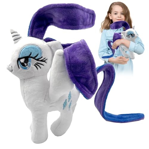 DONGSZQ Little Pony Kuscheltier, 20 cm Pferd Plüschtier, Geschenke für Kinder und Fans (White) von DONGSZQ
