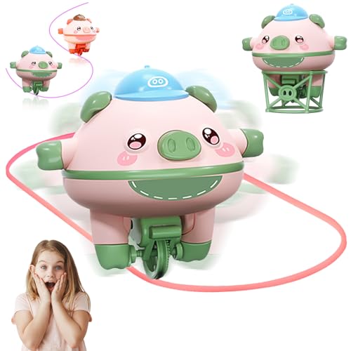 DONGTATA Süßes ausgeglichenes Schwein Spielzeug (grün) von DONGTATA