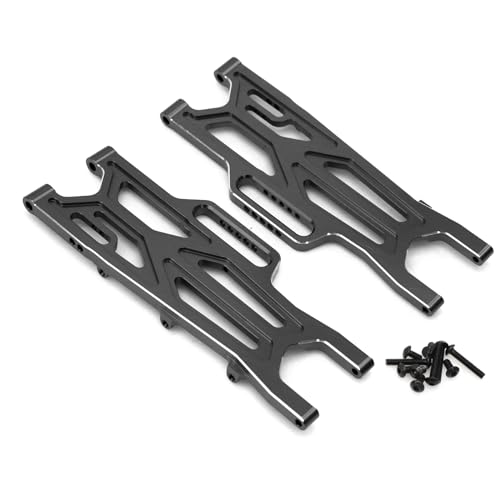 DONGXINGWEI Aluminium Hintere untere Querlenker RC Teile für ARRMA 1/10 4x4 Kraton Outcast 4S BLX ARA330710 RC Auto, Schwarz von DONGXINGWEI