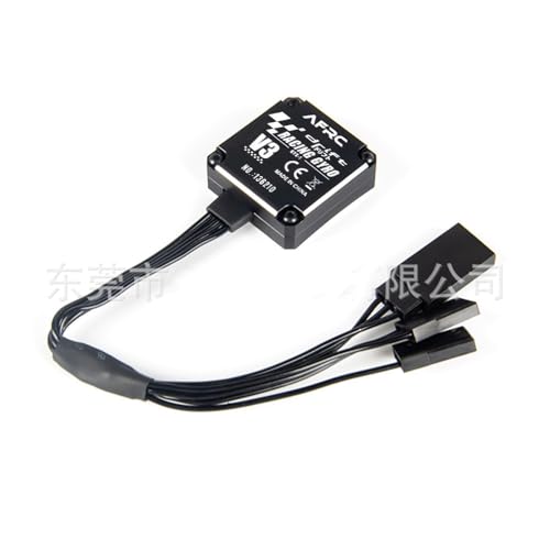 Normal/AVCS Mode Racing Gyro Drift RC Car Stabilizer Metal Case for 1/28 1/18 1/10 1/8 RC Car RC Boat (Black) von DONGXINGWEI