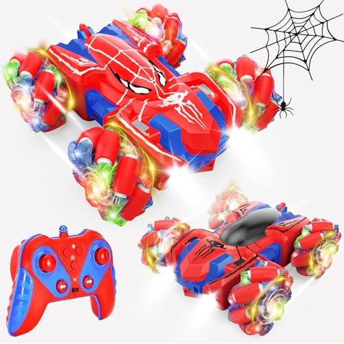 DONGZQAN Ferngesteuertes Auto Ab 5 6 7 8 9 10Jahre, Erngesteuertes Auto Spider Spielzeug, Remote Control Cars, Ferngesteuertes Auto Kinder Spider Spielzeug Geburtstags Geschenke für Kinder DONGZQAN Ferngesteuertes Auto Ab 5 6 7 8 9 10Jahre, Erngesteuertes Auto Spider Spielzeug, Remote Control Cars, Ferngesteuertes Auto Kinder Spider Spielzeug Geburtstags Geschenke für Kinder von DONGZQAN