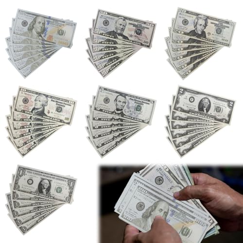 DONOONIS 140 Blätter Prop Money,Movie Money,Cash Film Play Toy Set für Party Money Gun DONOONIS 140 Blätter Prop Money,Movie Money,Cash Film Play Toy Set für Party Money Gun von DONOONIS