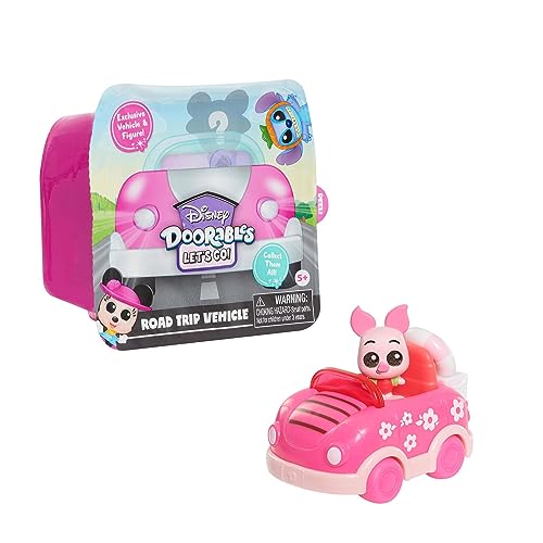 DOORABLES Disney, Let's Go Fahrzeug, mit Figur, Exklusive, zufällige Modelle, Spielzeug für Kinder ab 5 Jahren, DRB06 DOORABLES Disney, Let's Go Fahrzeug, mit Figur, Exklusive, zufällige Modelle, Spielzeug für Kinder ab 5 Jahren, DRB06 von DOORABLES