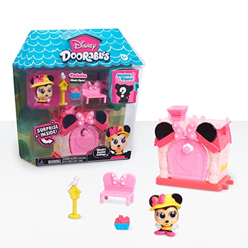 DOORABLES Disney Mini Maison Box – Minnie, Spielzeug für Kinder ab 3 Jahren, DRB024 von DOORABLES