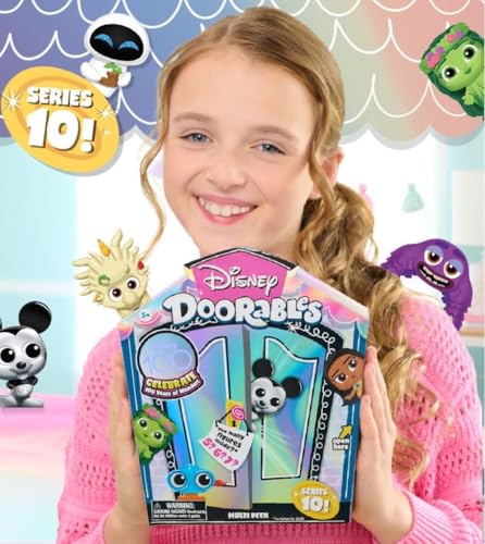 DOORABLES Disney Multi Peek Set mit 5, 6 oder 7 Überraschungsfiguren, Neue Serie, 100, 80 Figuren zum Sammeln, zufällige Modelle, Spielzeug für Kinder ab 5 Jahren, DRB15 von DOORABLES