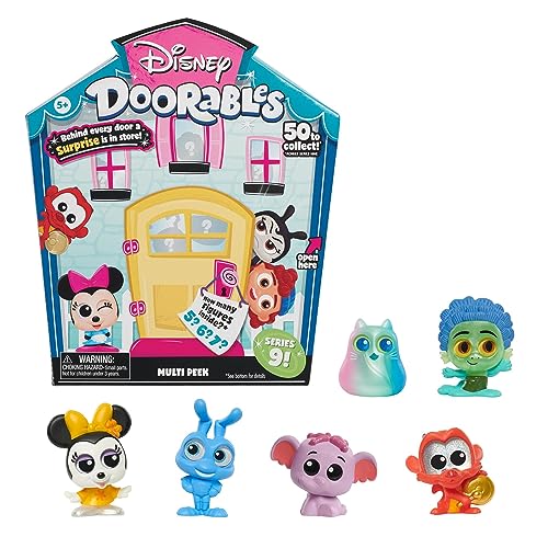 DOORABLES Disney, Multi Peek Set mit 5, 6 oder 7 Überraschungsfiguren, Neue Serie, zufällige Modelle, Spielzeug für Kinder ab 5 Jahren, Giochi Presziosi, DRB10 von Giochi Preziosi