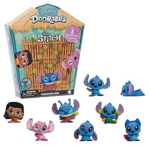DOORABLES Disney Stitch Sammelbox, 8 Exklusive Figuren, Spielzeug für Kinder ab 5 Jahren, DRB13 von Giochi Preziosi