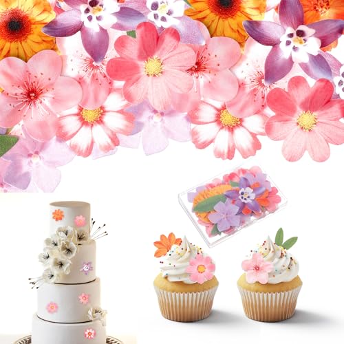 DOPENSPI 50 Stück Essbare Blumen für Torte, Oblatenpapier Tortendeko Blumen Esspapier Tortendeko Kuchen Deko Tortendekos Essbar Cupcake Topper für Hochzeit Geburtstag Muffin Deko Babyparty Hawaii DOPENSPI 50 Stück Essbare Blumen für Torte, Oblatenpapier Tortendeko Blumen Esspapier Tortendeko Kuchen Deko Tortendekos Essbar Cupcake Topper für Hochzeit Geburtstag Muffin Deko Babyparty Hawaii von DOPENSPI