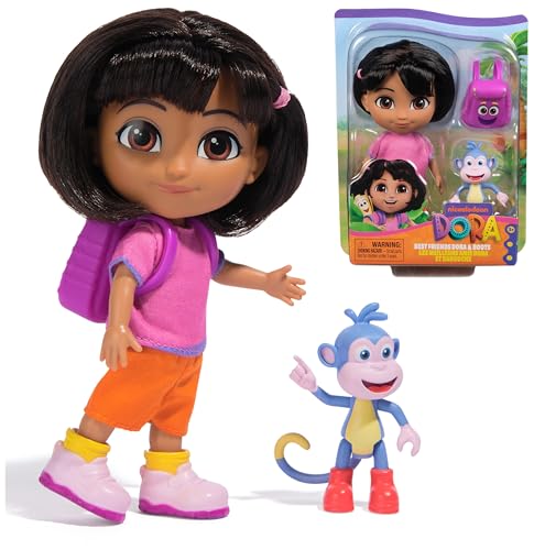 Dora - Beste Freundin Puppe - Größe 22 cm, mit kämmbarem Haar, Rucksack und AFFE Boots, bekannt aus der beliebten TV-Serie, für Kinder ab 3 Jahren Dora - Beste Freundin Puppe - Größe 22 cm, mit kämmbarem Haar, Rucksack und AFFE Boots, bekannt aus der beliebten TV-Serie, für Kinder ab 3 Jahren von DORA