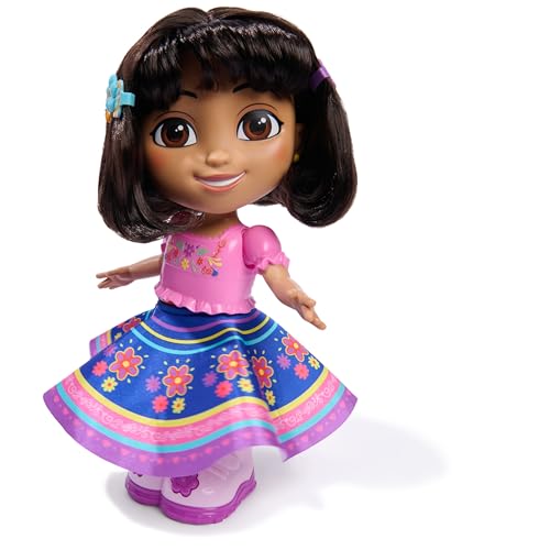 Dora Dance with Me Dora, Interaktive Tanzpuppe mit 2 Röcken, zweisprachige Sätze und Musik, Kinderspielzeug für Mädchen und Jungen ab 3 Jahren Dora Dance with Me Dora, Interaktive Tanzpuppe mit 2 Röcken, zweisprachige Sätze und Musik, Kinderspielzeug für Mädchen und Jungen ab 3 Jahren von DORA