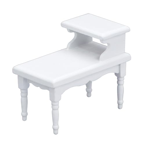 1/12 Skala Dollhouses Miniatur Zwei Ebenen Couchtisch Für Wohnzimmer Dekore Und Szene Display Zubehör 1/12 Skala Dollhouses Miniatur Zwei Ebenen Couchtisch Für Wohnzimmer Dekore Und Szene Display Zubehör von DOSERTY