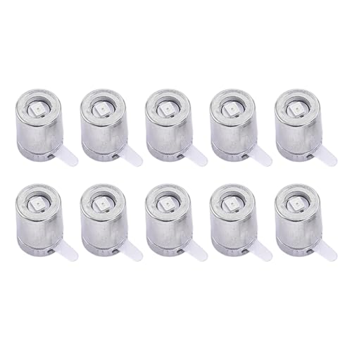 10 Stück Miniatur-LED-Lichter, Puppenhäuser, Miniatur-Lampe, kleine Punkte, Lichter für Displays, Party, Hochzeit, Dekoration, dauerhafte Miniatur-LED-Lichter für Handarbeit von DOSERTY