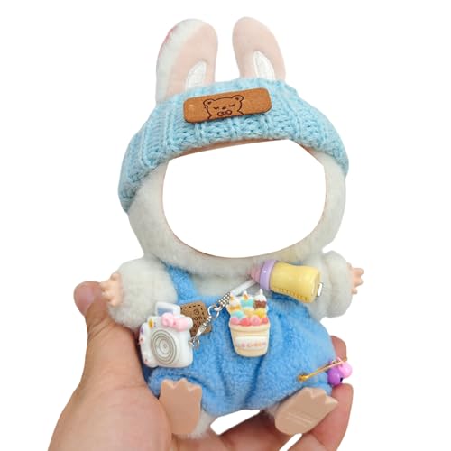 17 cm Puppenkleidung, Miniatur-Outfit-Ensembles mit Hut und dekorativen Gegenständen für 15 17 cm große Plüschpuppen 17 cm Puppenkleidung, Miniatur-Outfit-Ensembles mit Hut und dekorativen Gegenständen für 15 17 cm große Plüschpuppen von DOSERTY
