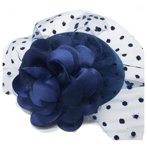 1920er Jahre Filzhut Garn Haarnadeln Braut Haarspange Garn Hut Kopfschmuck Y2k Haarspange für Halloween Cosplay Party Clips für Mädchen Clips Frauen Top Blume Fascinator von DOSERTY