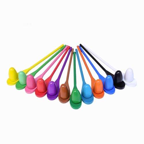 DOSERTY 12pcs Kinder Outdoor Teamwork Race Game Wood Eggs Spoon Race Set Für Die Koordination Und Ausgleichstraining Der Osterjagd von DOSERTY