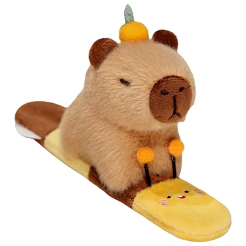 DOSERTY Capybaras Plüsch Armband Spielzeug Für Kinder Geburtstagsgeschenk Armband Stofftiere Adorkable Capybaras Spaß Geburtstag Geschenk Alltag von DOSERTY