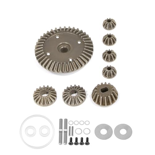 DOSERTY Differentiale Ausrüstung Hocheffizienz Differentialsysteme Kits 39T Für XV02 TT02 MB01 BT01 XM01 Fernbedienungsauto Autoteile von DOSERTY