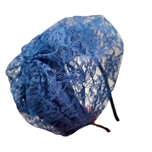DOSERTY Eleganter Spitzen-Haarschmuck für Damen, Fascinator-Hut, Stirnbänder, Halloween-Kopfbedeckung für Partys und Abendbankett, Halloween-Stirnband von DOSERTY