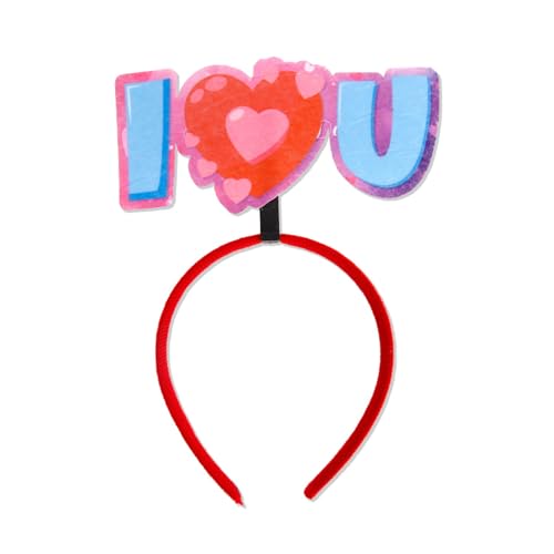DOSERTY Festlicher Valentinstag Stirnband Cartoon Liebe Thema Haarband Kinder Mädchen Kopfschmuck Stilvolle Gesicht Requisiten Kopfbedeckung Zubehör Valentinstag Kostüm Zubehör DOSERTY Festlicher Valentinstag Stirnband Cartoon Liebe Thema Haarband Kinder Mädchen Kopfschmuck Stilvolle Gesicht Requisiten Kopfbedeckung Zubehör Valentinstag Kostüm Zubehör von DOSERTY