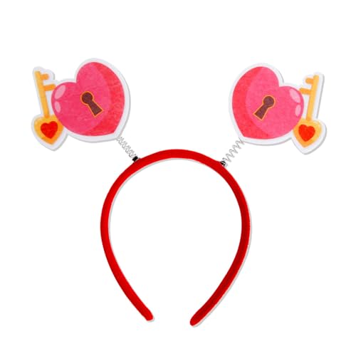 DOSERTY Festlicher Valentinstag Stirnband Cartoon Liebe Thema Haarband Kinder Mädchen Kopfschmuck Stilvolle Gesicht Requisiten Kopfbedeckung Zubehör Valentinstag Kostüm Zubehör DOSERTY Festlicher Valentinstag Stirnband Cartoon Liebe Thema Haarband Kinder Mädchen Kopfschmuck Stilvolle Gesicht Requisiten Kopfbedeckung Zubehör Valentinstag Kostüm Zubehör von DOSERTY