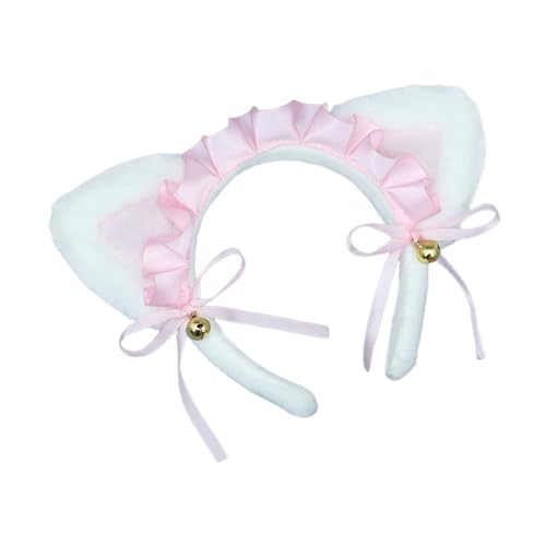 DOSERTY Haarreif mit Rüschen und Spitze, für Cosplay, Dienstmädchen, Anime-Kostüm, Kopfschmuck, weiblich, Halloween, Kopfbedeckung DOSERTY Haarreif mit Rüschen und Spitze, für Cosplay, Dienstmädchen, Anime-Kostüm, Kopfschmuck, weiblich, Halloween, Kopfbedeckung von DOSERTY