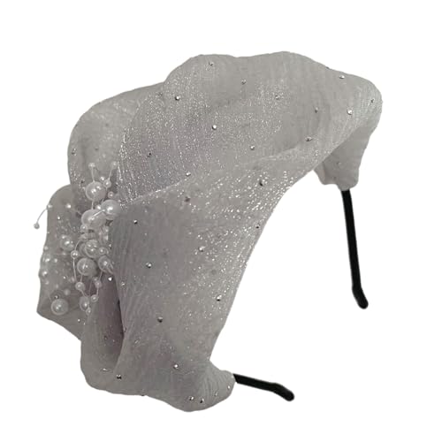 DOSERTY Luxuriöser Party-Kopfschmuck, verstellbare Halloween-Kopfbedeckung, Plüsch, Unisex, Kopfschmuck für Partys und den täglichen Gebrauch, modische schwarze Seiden-Stirnbänder von DOSERTY