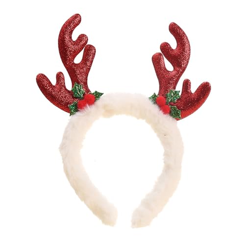 DOSERTY Neujahrs-Stirnband, Foto-Requisiten, lustiges Stirnband, Party, Mistelzweig, Karaoke-Party, Haarreif, Weihnachtsgeweih, für Weihnachten, Bühne, Stirnbänder für Kinder DOSERTY Neujahrs-Stirnband, Foto-Requisiten, lustiges Stirnband, Party, Mistelzweig, Karaoke-Party, Haarreif, Weihnachtsgeweih, für Weihnachten, Bühne, Stirnbänder für Kinder von DOSERTY