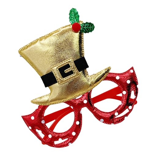DOSERTY Neujahrsbrille Weihnachten Mistelzweig Brille Foto Requisiten für Teenager Erwachsene Neujahr Party Feier Supplies Winter Foto Requisiten DOSERTY Neujahrsbrille Weihnachten Mistelzweig Brille Foto Requisiten für Teenager Erwachsene Neujahr Party Feier Supplies Winter Foto Requisiten von DOSERTY