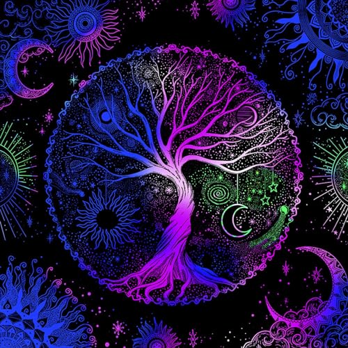 DOSERTY Quadratpendel Gottesmatt Altäre Tischdecke Brettspielkartenpad Tarot Tischtuch Metaphysische Brettspielmatte von DOSERTY