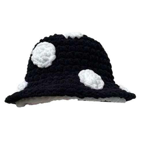 DOSERTY Strickeimer Für Frauen Lustige Pilzhut Elegante Häkelhut Fashion Fisherman Kinder Kostüm Kopfbedeckung DOSERTY Strickeimer Für Frauen Lustige Pilzhut Elegante Häkelhut Fashion Fisherman Kinder Kostüm Kopfbedeckung von DOSERTY
