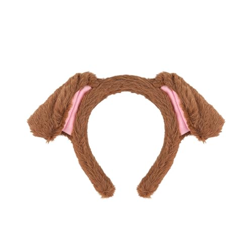 DOSERTY Süße Welpenohren-Haarbänder für Fotostudio, Halloween, auffällige Requisiten für Halloween, Party, Alltag, Kopfbedeckung, niedliches Tier-Stirnband von DOSERTY