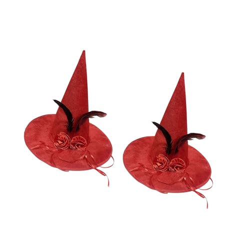 DOSERTY Velvety Halloween Witch Headwears Verfügt von DOSERTY