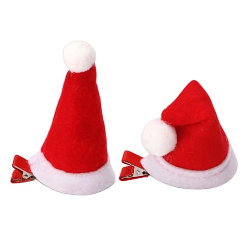 DOSERTY Weihnachten Haarschmuck Nikolausmütze Haarspange Set Urlaub Party Requisiten Entenschnabel Seitenclip Festival Dekorative Haarspangen Weihnachtsmütze Haarnadel Zubehör Weihnachtsmann DOSERTY Weihnachten Haarschmuck Nikolausmütze Haarspange Set Urlaub Party Requisiten Entenschnabel Seitenclip Festival Dekorative Haarspangen Weihnachtsmütze Haarnadel Zubehör Weihnachtsmann von DOSERTY