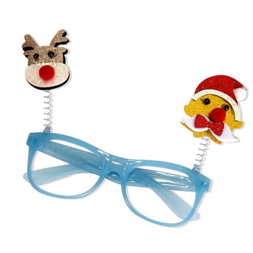 DOSERTY Weihnachtsbrille, Cartoon-Brillen-Dekoration für Feiertage, Veranstaltungen, Weihnachtsfeiern, Weihnachtsbrillen und Stirnbänder DOSERTY Weihnachtsbrille, Cartoon-Brillen-Dekoration für Feiertage, Veranstaltungen, Weihnachtsfeiern, Weihnachtsbrillen und Stirnbänder von DOSERTY