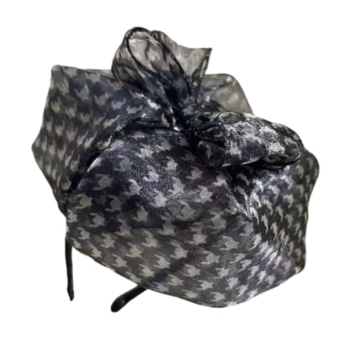 Fascinator-Hut für Damen, elegantes Perlen-Stirnband, Kostüm, Kopfschmuck, Haarschmuck für Halloween-Partys und Bankette, Hochzeits-Kopfschmuck von DOSERTY