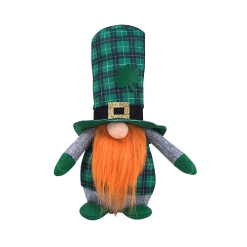 Frühlingswichtel, Patrick's Day, gesichtslose Puppe, Urlaub, Heimdekoration, Plüsch, handgefertigt, schwedische Tomtes, Zwerge für Bauernhaus, irische Puppe von DOSERTY