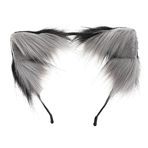 Karneval Cartoon Füchse Ohr Haarreifen Frau Stirnband Make-up Stirnband für Ostern Karneval Cosplay Haarschmuck Ohr Erwachsene Größe Make-up zum Waschen Gesicht Stirnbänder Mädchen Party Stirnbänder von DOSERTY