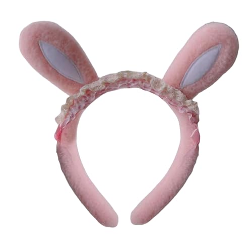 Kinder-Bär, pelziges Stirnband für Party, Halloween, Kopfbedeckung für Musikfestivals, Foto-Requisiten, Mädchen, Foto-Requisiten, Bär, Stirnband, Waschen des Gesichts von DOSERTY