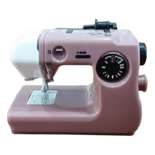 Miniaturnähmaschine Spielzeug Perfekt Für Haushaltsreparatur Spielzeugnähmaschine Einzigartiges Geschenk Freunden Familie Nähmaschine von DOSERTY