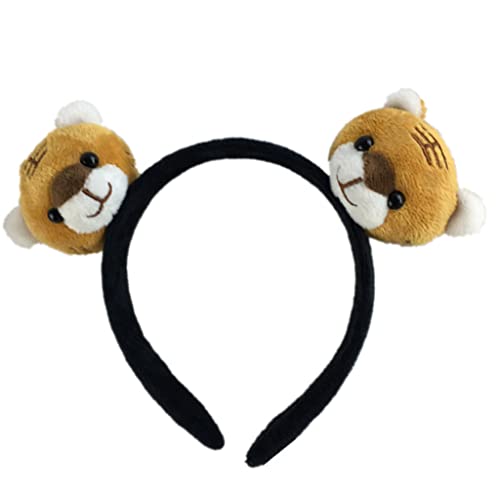 Modischer handgefertigter Tiger für Kopfbedeckung, Kostümzubehör, Halloween, Weihnachten, Stirnband, Cosplay, Party, Schulkind, Plüsch-Haarschmuck, Damen, Mädchen, Zöpfe, Haarspangen, dickes Haar Modischer handgefertigter Tiger für Kopfbedeckung, Kostümzubehör, Halloween, Weihnachten, Stirnband, Cosplay, Party, Schulkind, Plüsch-Haarschmuck, Damen, Mädchen, Zöpfe, Haarspangen, dickes Haar von DOSERTY